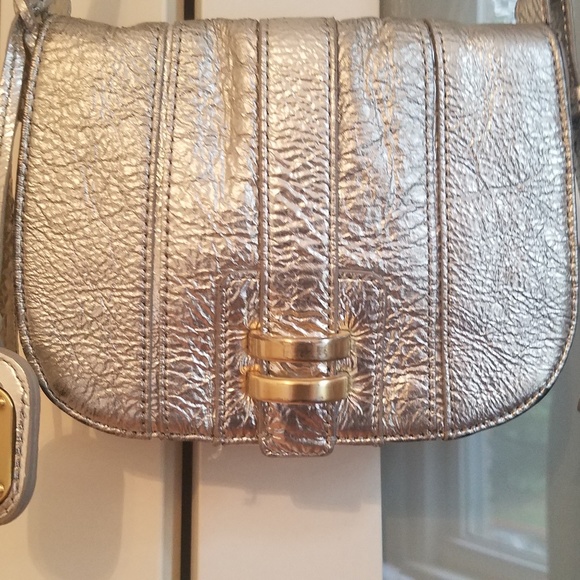 BCBGMaxAzria Handbags - BCBG Silver Purse